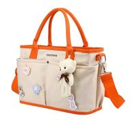 Sac à couches, sacs à bandoulière pour femmes | Sacs à bandoulière de grande capacité,Sac de rangement pour chambre avec grande ouverture pour la séparation de sec et humide, sac de loi, beige,