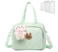 Sac À Couches - Tissu Lavable | Sаc À Main À Bandoulière - Fourre-tout De Voyage Multi-poches 450 G, Sác À Main De Maternité Multifonctionnel Avec Rangement Pour Mouchoirs Pour Garder Les Essentiels