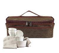 Sac à couverts d'extérieur | Sac de rangement portable pour épices dans la boîte - Camping Baguettes Organisateur de sac de rangement, Sacs de transport pour pique-nique Ytger