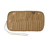 Sac à couverts en rouleau, portable et réutilisable, pochette à ustensiles, trousse de cuisine, sac d'argenterie, sac à ustensiles de camping pour fourchettes, cuillères, baguettes