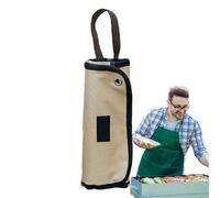 Sac à couverts enroulable - Sac à couverts à roulettes avec plusieurs compartiments, toile légère, système de rangement pour fourchette, cuillère, baguettes, kit d'organisation de voyage polyvalent |