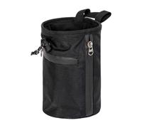 Sac à craie - Coque extérieure résistante à l'humidité, fermeture sécurisée à cordon de serrage, ceinture réglable, grande poche ouverte, intérieur doublé en polaire, étui robuste | pour bloc