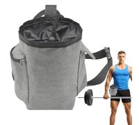 Sac à craie d'escalade - Sac à magnésium - Sac à craie réglable CHALLKS - Organiseur de rangement avec fermeture éclair dans la poche et ceinture réglable - Organiseur pour