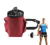 Sac à craie en magnésium | Sac antidérapant pour poussière à main | Poche réglable et cordon pour escalade glace, fitness et barres parallèles