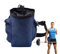 Sac à craie générique : seau de sac à craie, organisateur de stockage de craie avec poche à fermeture éclair Vista et ceinture de taille réglable | Haltérophilie, paquet d'organisateur