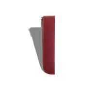 Sac À Crayons De Grande Capacité En Cuir Pu,Housse De Protection,Pochette À Crayons À Fermeture Éclair,Porte-Stylo,Fournitures Scolaires Et De Bureau Pour Étudiants.Wine Red
