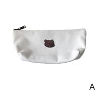 Sac À Crayons En Toile Brodée, Jolie Mallette De Rangement Coréenne Pour Crayons, Jolie Boîte À Crayons, Papeterie, Étuis Pour Crayons Pour S P5p4