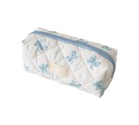 Sac à Crayons esthétique, Sac de Rangement pour Stylo à Motif d'arc, Fournitures Scolaires pour Filles, garçons, Organiseur de cosmétiques, Pochette de Maquillage Portable, Bleu, se beskrivning