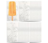 Sac À Crème Glacée 100 Pcs Sac De Popsicle Popsicle Sac en Plastique Jetable Sac De Popsicle Transparent Sac De Popsicle De Glace Transparent