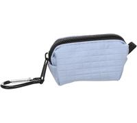 Sac à crottes Chien - Vika Bleu - Polyester - Fermeture éclair & Mousqueton - 9x4x5,5cm - 1 Rouleau 20 Sacs