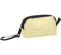 Sac à crottes Chien - Vika Jaune - Polyester - Fermeture éclair & Mousqueton - 9x4x5,5cm - 1 Rouleau 20 Sacs