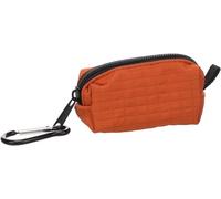 Sac à crottes Chien - Vika Orange - Polyester - Fermeture éclair + Mousqueton - 9x4x5,5 cm - 1 Rouleau 20 Sacs Gratuit