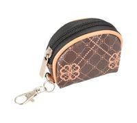 sac à crottes chien - Vito Brun - PU & cuir - fermeture éclair & mousqueton - 7x3x8cm - 1 rouleau 20 sacs