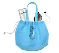 Sac à de plage en filet Poche de rangement en filet pour de sable avec