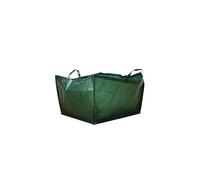 Toolland Sac à déchets de jardin, forme carrée, polyester, vert, 190 L