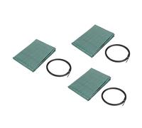 Sac à déchets de jardin 272L Rénits de poubelle de jardin à capacité avec poignées et bracelet en cuir pour jardin de pelouse