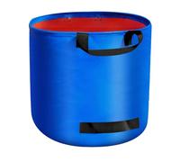 Sac à déchets de jardin - Collecteur de feuilles réutilisable en PVC de 29,92 pouces | Sac de rangement pliable | Conteneur à déchets de pelouse avec poignées pour la collecte des débris d' et de