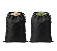Sac à déchiqueteuse à bois avec cordon de serrage | Sac à déchiqueteuse grande capacité pour extérieur, jardin, pelouse, pique-nique, camping, terrasse, garage, jardin