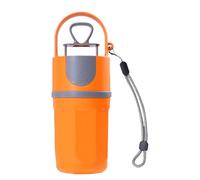 Sac à déjections canines avec cordon de sac poubelle - Pour chiot, animal de compagnie de taille moyenne et grande - Pour jardin, cour, pelouse, marche, camping, voyage