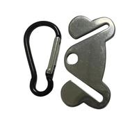 Sac à déjections canines en métal avec clip mains libres pour promener et courir en plein air et pratique pour les déjections canines