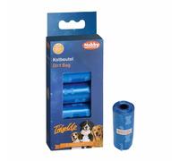 Nobby TidyUp Lot de 4 rouleaux de 15 sacs à déjections canines avec imprimé os Bleu