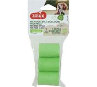 Sac à déjections canines Zolux Poop Scoop (x3) Blanc 6x3x3 cm