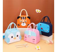 Sac à déjeuner 3D stéréo à motif animal de bande dessinée. Sacs de rangement pour enfants pour pique-nique en plein air, boîte à lunch, sac à main, isolation et imperméabilité. (Série animale), pour N