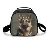 Sac à déjeuner à bandoulière pour chien, petit sac fourre-tout isotherme avec bandoulière réglable, boîte à déjeuner réutilisable pour le travail, le pique-nique, les voyages