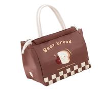 Sac à déjeuner de dessin animé avec doublure imperméable ergonomique et pratique grands sacs de rangement alimentaire pour pique-nique et voyage sacs de pique-nique voyage