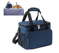 Sac à déjeuner de pique-nique - Conteneur alimentaire portable, sac de rangement pour frais de pique-nique | Boîte à déjeuner isotherme réutilisable de 15 L, organisateur de sandwich