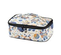 Sac à déjeuner décoratif motif astronautes de dessin animé mignon pour filles, mini glacière isotherme pour repas pour filles, boîte à déjeuner pour pique-nique, bolso para comida de Mujer
