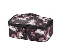 Sac à déjeuner dessin animé mignon automne licorne blanche enfants boîte à déjeuner plage bolso para comida de mujer