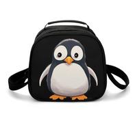 Sac à déjeuner en forme d'animal mignon, petit sac fourre-tout isotherme avec bandoulière réglable, boîte à déjeuner réutilisable pour le travail, le pique-nique, les voyages
