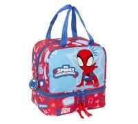 Sac à déjeuner enfant - safta - M040 - Multicolore - 20x15x20 cm - Polyester - Fermeture éclair - Rouge, Bleu