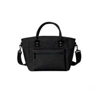 Sac à déjeuner étanche de grande capacité avec options de transport confortables, adapté pour toutes les occasions comme le travail ou les excursions d'une journée (noir)