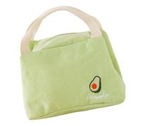 Sac à déjeuner étanche en coton et lin avec doublure en feuille d'aluminium, grande capacité, récipient isotherme pour le travail en plein air