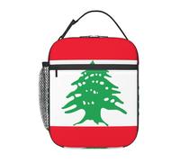 Sac à déjeuner isotherme avec drapeau du Liban - Sac de travail - Sac de travail frais ou chaud