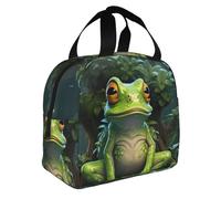 Sac à déjeuner isotherme motif grenouille de la paix pour enfants, adolescents, étudiants, voyages, école
