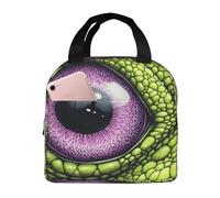 Sac à déjeuner isotherme mystérieux contre le mauvais œil, durable et élégant avec une feuille d'aluminium épaisse, sac à déjeuner entièrement isolé pour homme et femme.