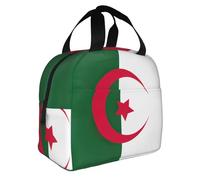Sac à déjeuner isotherme pliable imprimé drapeau de l'Algérie pour repas collations boissons garçons filles adolescents pique-niques