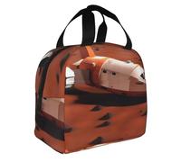 Sac à déjeuner isotherme pliable imprimé Mars Planet pour repas, collations, boissons, garçons, filles, adolescents, pique-niques