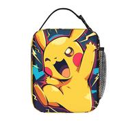 Sac à déjeuner isotherme Pokemon, sac à repas, sac à riz Pikachu, sac à main pour déjeuner Bento pour étudiants, isolation thermique Colorful