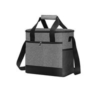 Sac à déjeuner isotherme portable, conteneur de 15 L avec poignée de transport sur le dessus, sangle pour l'école, le bureau, le travail, le pique-nique, la randonnée, hommes, femmes, enfants