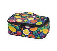 Sac à déjeuner isotherme pour adulte - Motif fruits tropicaux colorés - Pour le camping