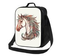 Sac à déjeuner isotherme pour homme et femme, boîte à déjeuner pour bureau, travail, pique-nique, étanche avec bandoulière pour adultes, sac à repas réutilisable