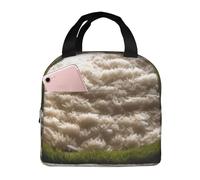 Sac à déjeuner isotherme réutilisable Look At All That Rice pour femme et homme - Portable et étanche - Pour le travail, les voyages en plein air