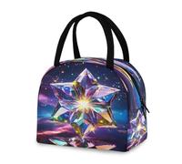 Sac à déjeuner isotherme, sac à main fourre-tout, flocons de neige de rêve, conteneurs isothermes, réutilisables pour l'école, l'extérieur, pour femmes, hommes, filles, garçons et enfants