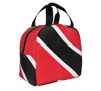 Sac à déjeuner multifonction motif drapeau de Trinité-et-Tobago - Design élégant et grande capacité pour le travail, l'école et l'extérieur