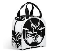 Sac à déjeuner pour adulte, étanche, isotherme, avec fermeture éclair et plusieurs poches, grande capacité pour bureau, travail, pique-nique