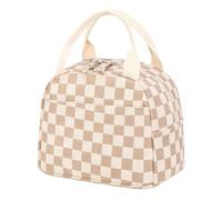 Sac à déjeuner pour femme - Sac à déjeuner isolé en velours côtelé | Grand avec compartiment plus frais est adapté pour l'école, le travail, les voyages et les pique-niques au quotidien utile comme